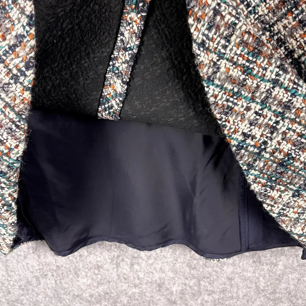 Tory Burch Tweed Pencil‎ Dress Women 10 Textured Academia Career Old Money NEW